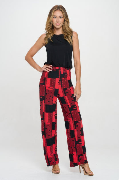 Venechia Pleated Wide Leg Pants - Tigbul's Variety Fashion Shop