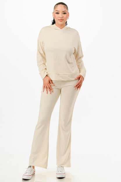 Washed Sweat Two-piece Set - Tigbul's Variety Fashion Shop