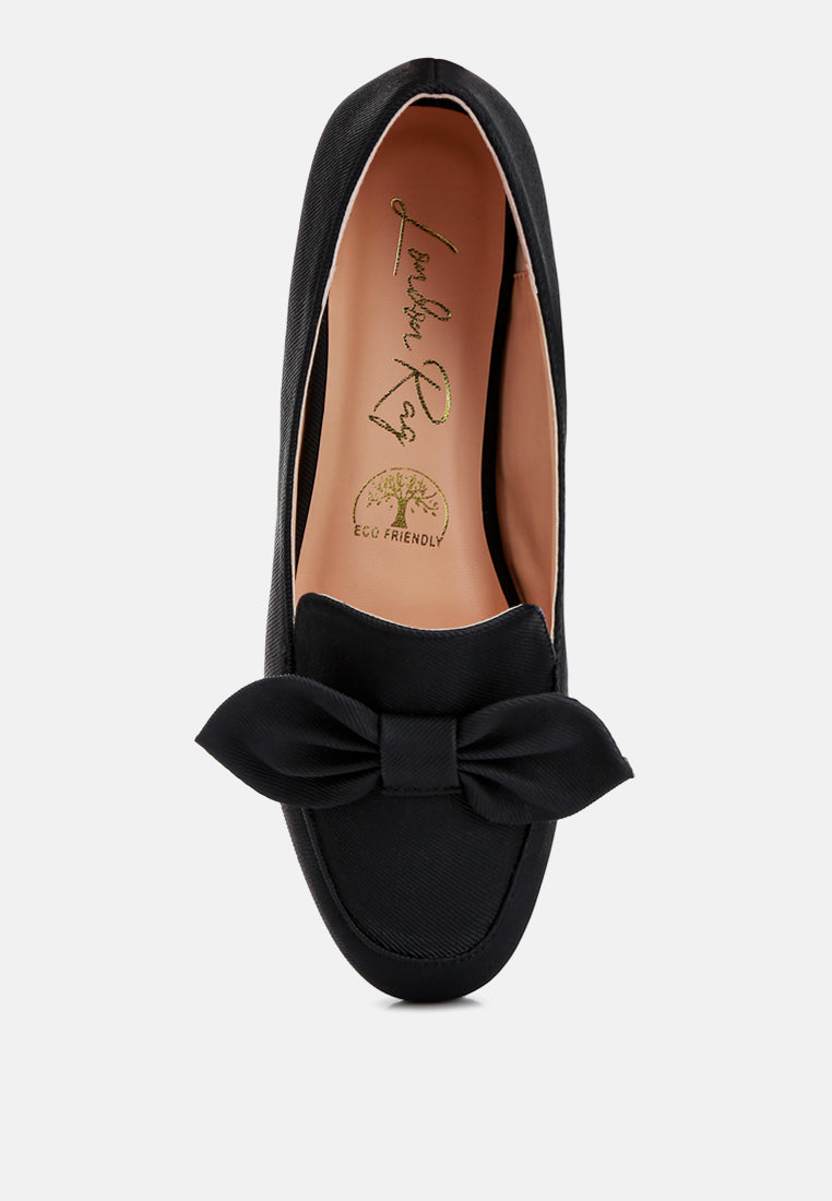 Waveney Bow Embellished Loafers - Tigbul's Variety Fashion Shop
