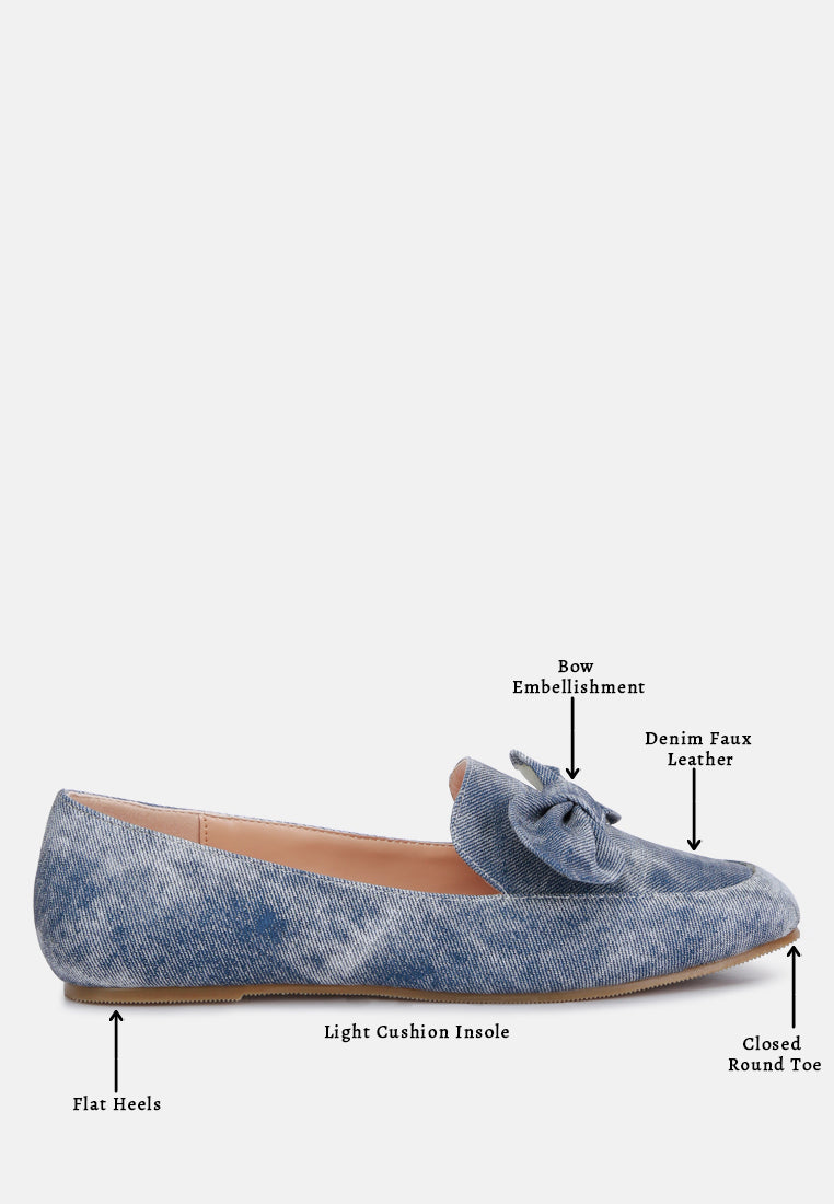 Waveney Bow Embellished Loafers - Tigbul's Variety Fashion Shop