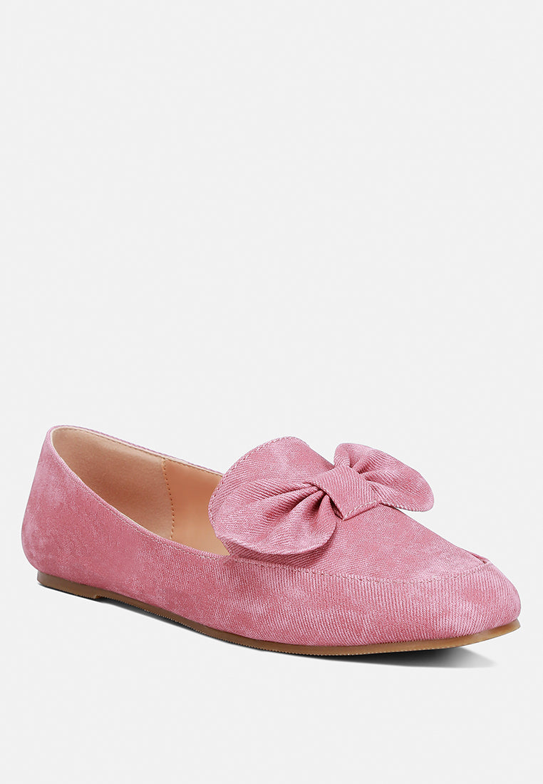 Waveney Bow Embellished Loafers - Tigbul's Variety Fashion Shop