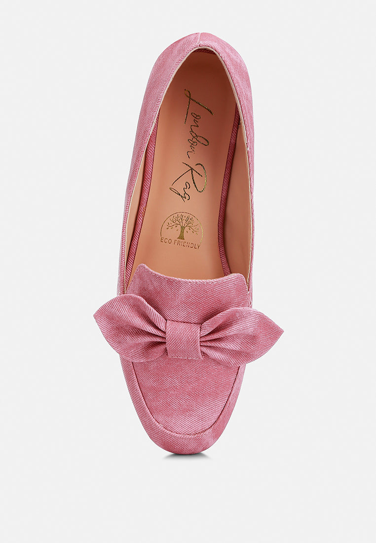 Waveney Bow Embellished Loafers - Tigbul's Variety Fashion Shop