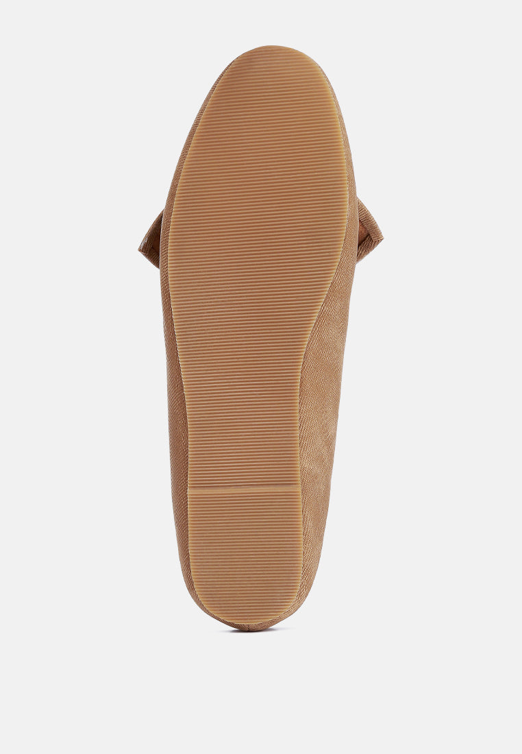 Waveney Bow Embellished Loafers - Tigbul's Variety Fashion Shop