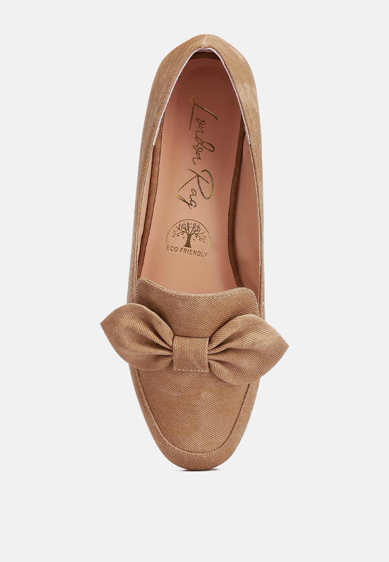 Waveney Bow Embellished Loafers - Tigbul's Variety Fashion Shop
