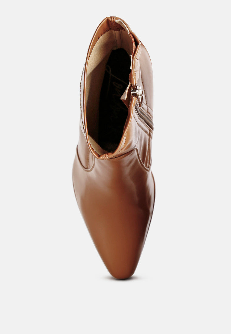 Whippers Patent Pu High Platform Ankle Boots | Tigbuls Variety