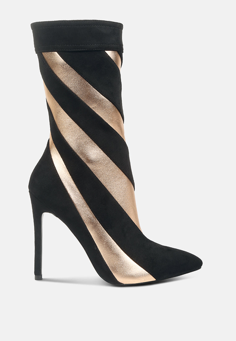 Whistles Straps Above Ankle Stiletto Point Toe Boots - Tigbul's Variety Fashion Shop