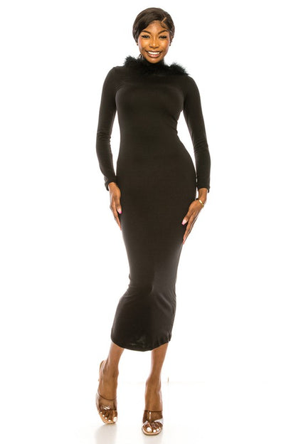 women's long dress with hoodie - Tigbul's Variety Fashion Shop