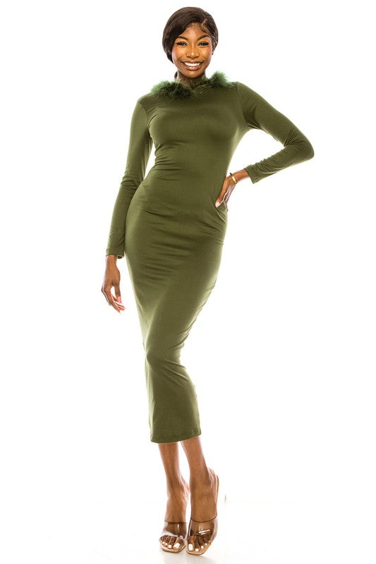 women's long dress with hoodie - Tigbul's Variety Fashion Shop