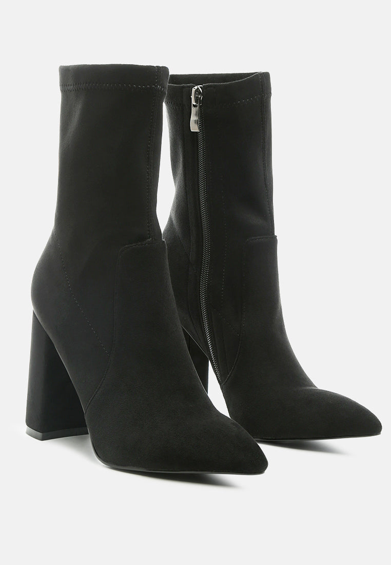 Zahara Suede Bootie - Tigbul's Variety Fashion Shop