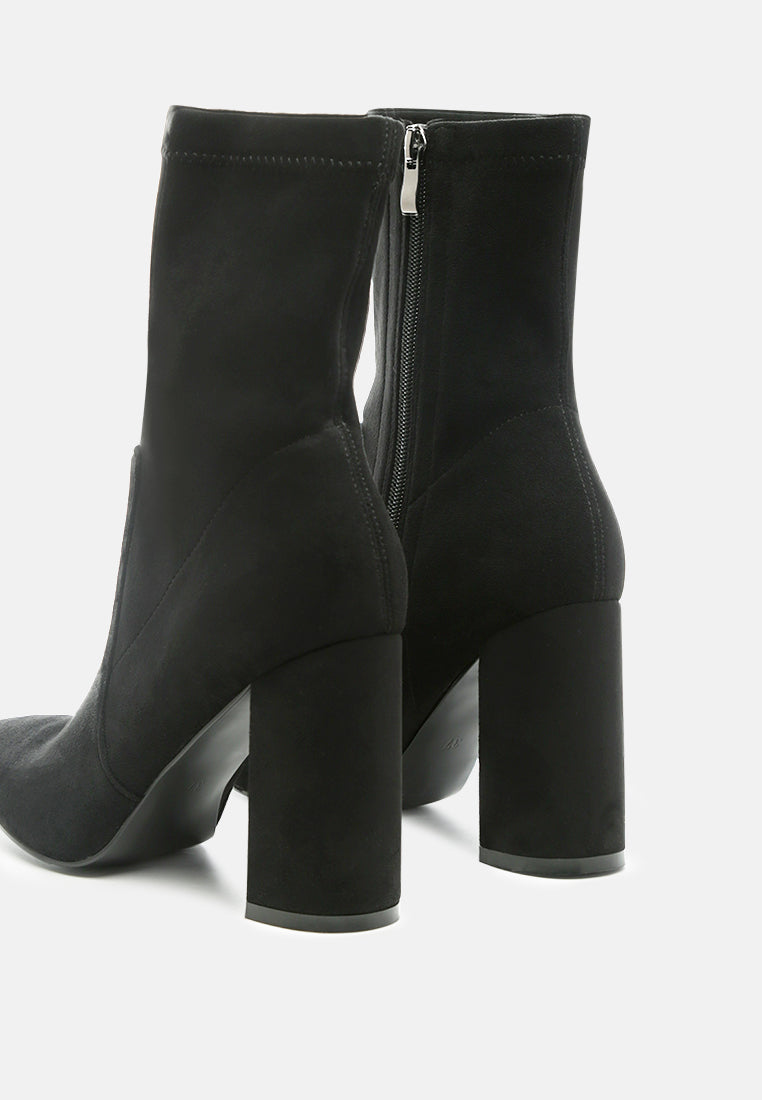 Zahara Suede Bootie - Tigbul's Variety Fashion Shop
