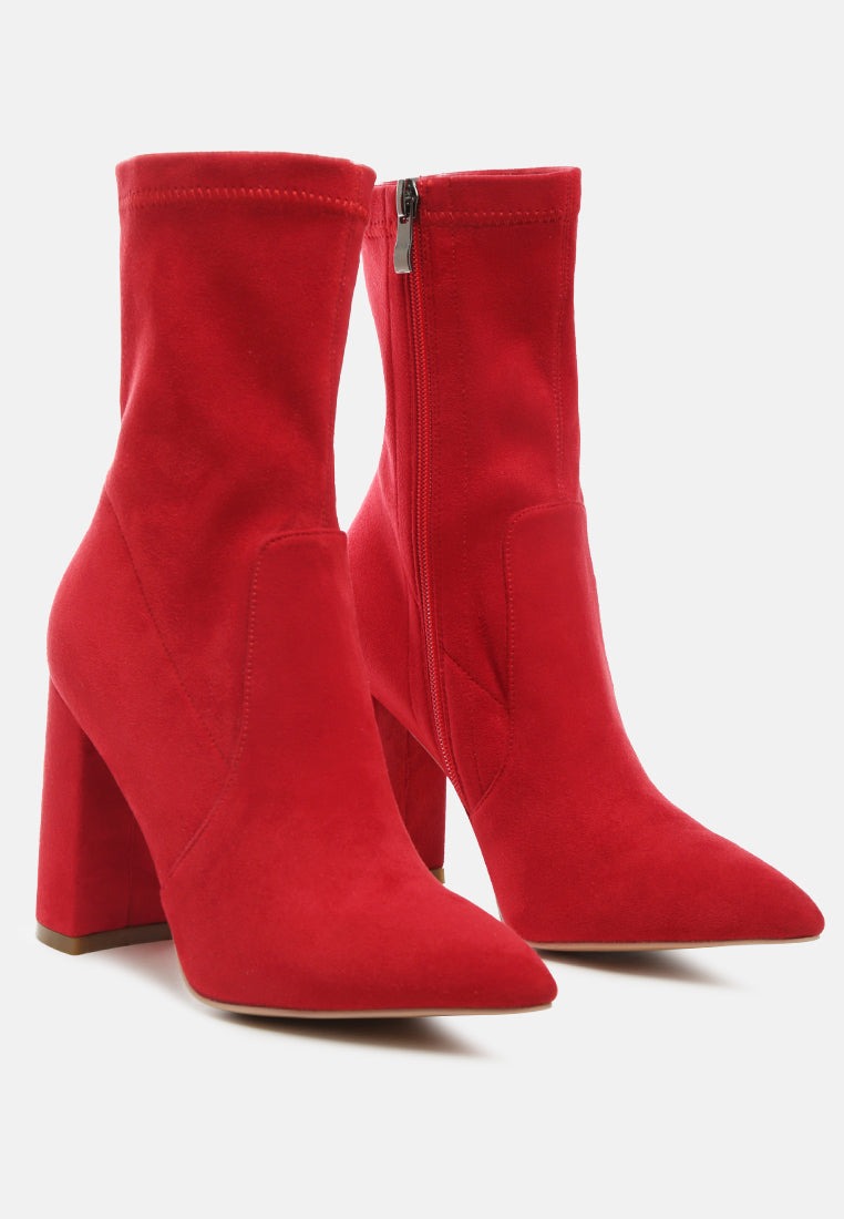 Zahara Suede Bootie - Tigbul's Variety Fashion Shop