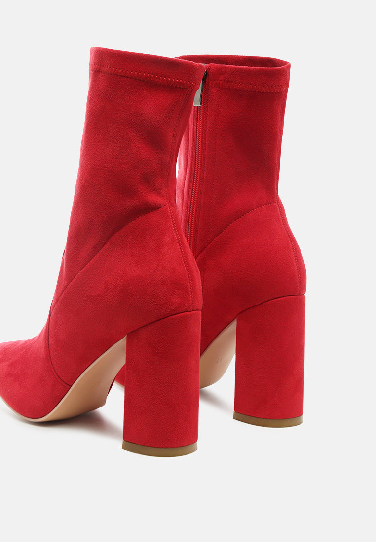 Zahara Suede Bootie - Tigbul's Variety Fashion Shop