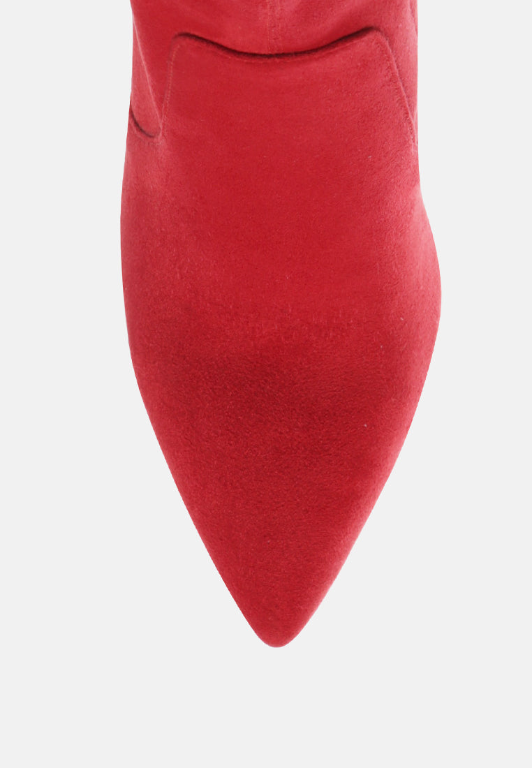 Zahara Suede Bootie - Tigbul's Variety Fashion Shop
