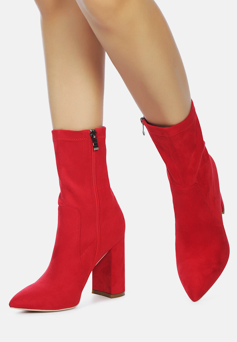 Zahara Suede Bootie - Tigbul's Variety Fashion Shop