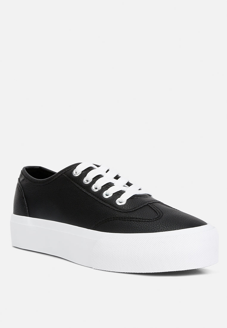 Zenda Chunky Flatform Sneakers - Tigbul's Variety Fashion Shop