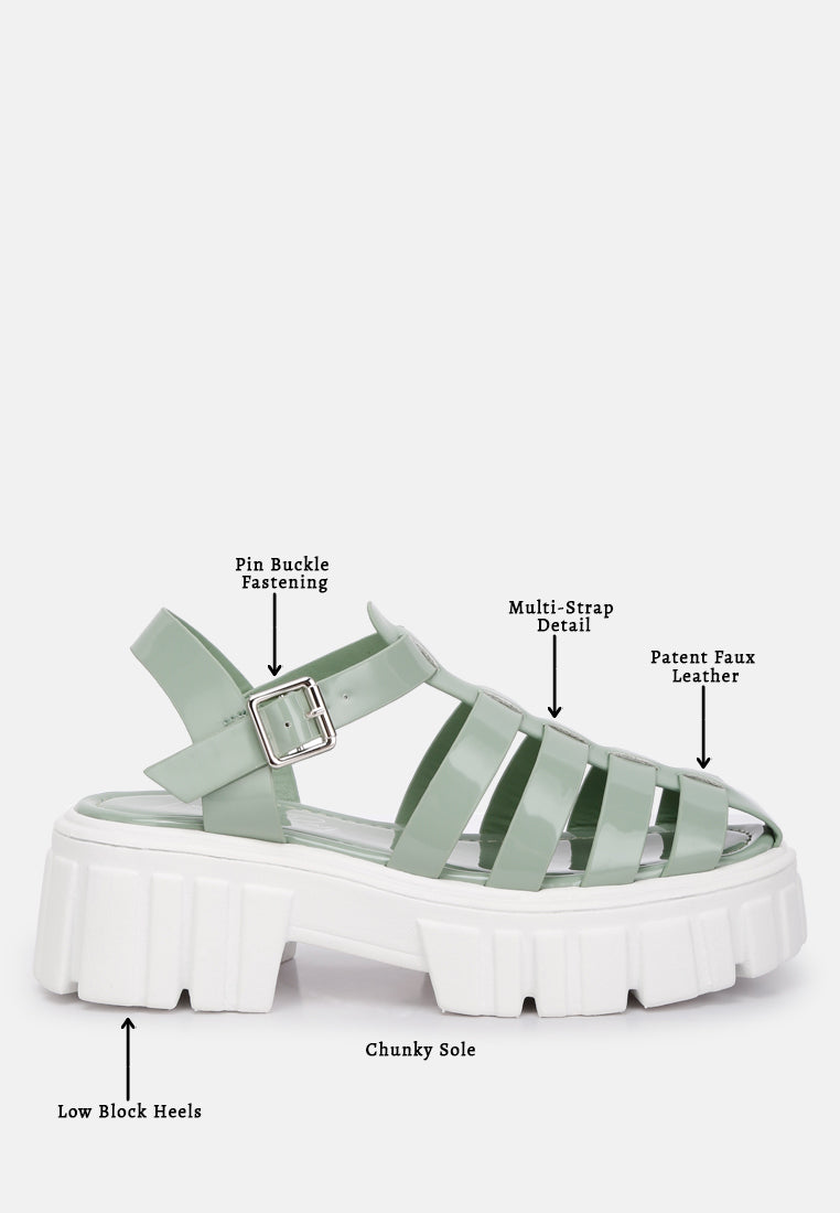 Zurie Chunky Gladiator Sandals - Tigbul's Variety Fashion Shop