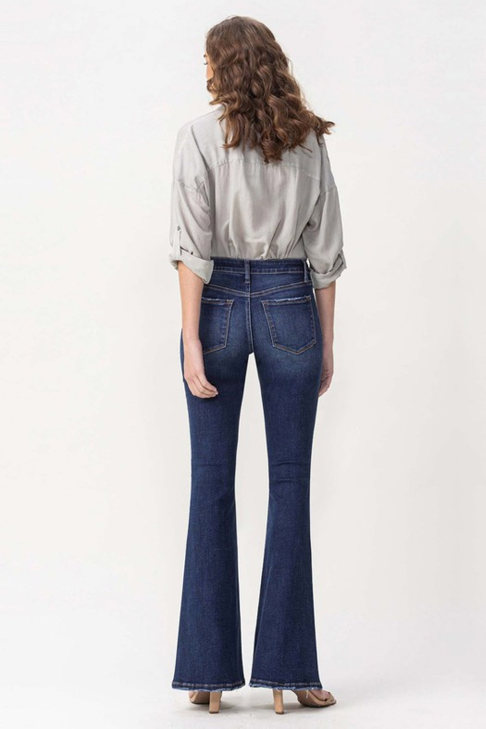 Lovervet Full Size Joanna Midrise Flare Jeans - Tigbul's Fashion