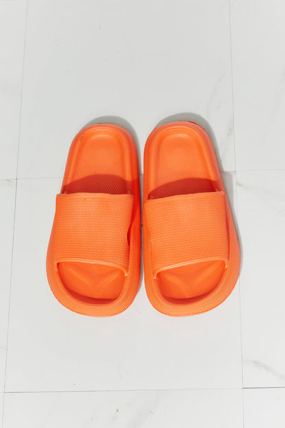 MMShoes Arms Around Me Open Toe Slide in Orange - Tigbul's Fashion