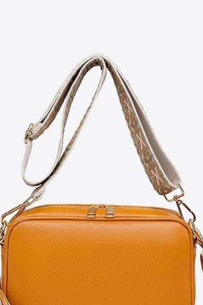 PU Leather Tassel Crossbody Bag - Tigbul's Fashion