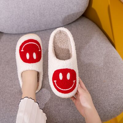 Melody Smiley Face Cozy Slippers - Tigbuls Variety Fashion