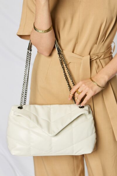 SHOMICO PU Leather Chain Handbag - Tigbuls Variety Fashion