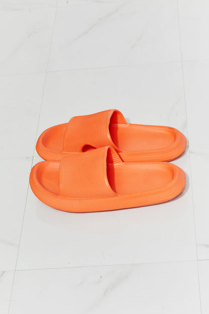 MMShoes Arms Around Me Open Toe Slide in Orange - Tigbul's Fashion