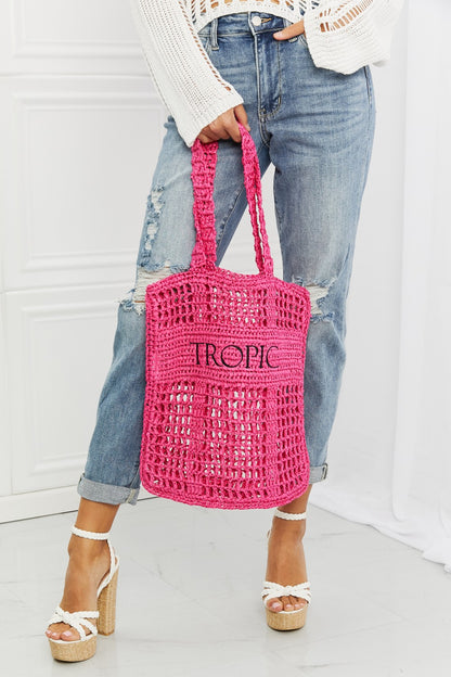 Fame Tropic Babe Staw Tote Bag - Tigbul's Fashion