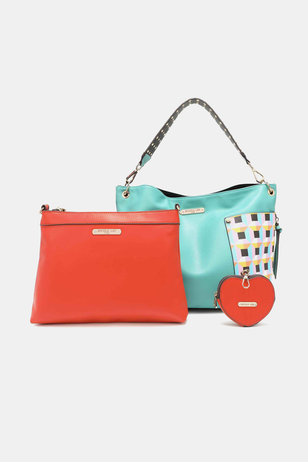 Nicole Lee USA Quihn 3-Piece Handbag Set - Tigbul's Fashion
