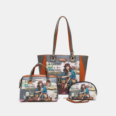 Nicole Lee USA JOURNEY OF STEPHANIE 3-Piece Handbag Set - Tigbuls Variety Fashion