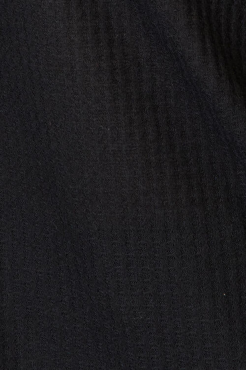 Black Buttoned Long Sleeve Blouse | Tigbuls Variety Fashion