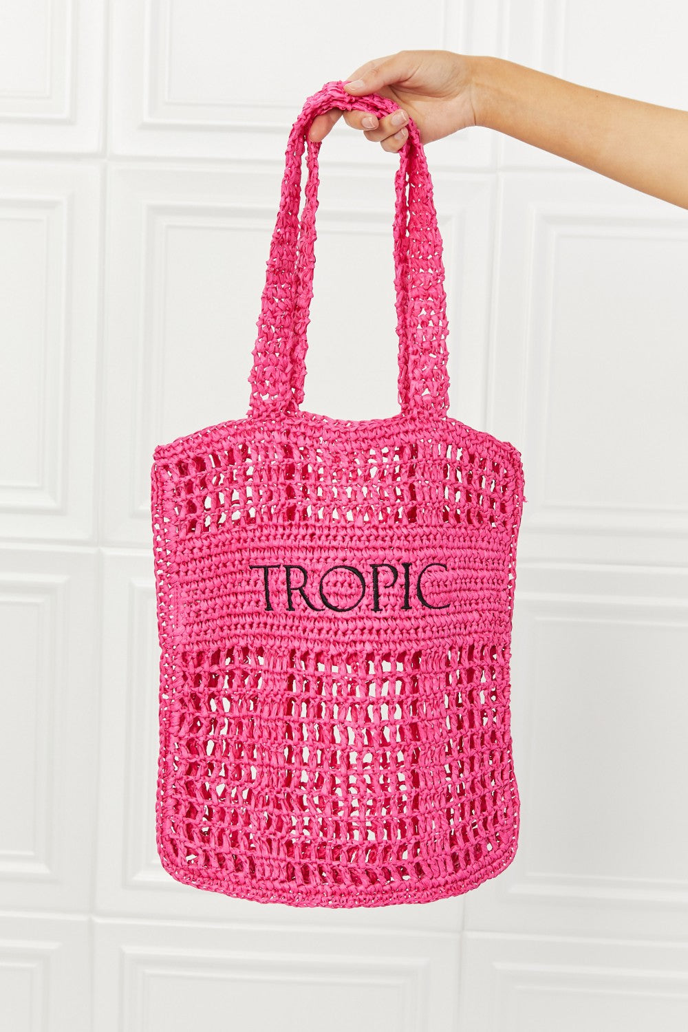 Fame Tropic Babe Staw Tote Bag - Tigbul's Fashion