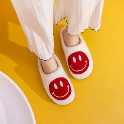 Melody Smiley Face Cozy Slippers - Tigbuls Variety Fashion