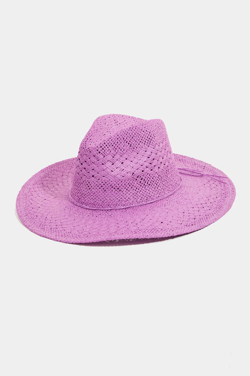 Fame Straw Braided Sun Hat - Tigbuls Variety Fashion