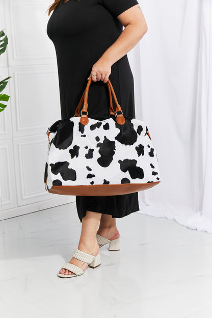 Animal Print Plush Weekender Bag - Tigbul's Fashion