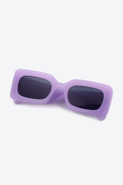 Polycarbonate Frame Rectangle Sunglasses - Tigbul's Fashion