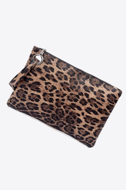 Leopard PU Leather Clutch - Tigbul's Fashion