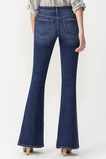 Dark Wash Midrise Flare Jeans Long Tall | Tigbuls Variety Fashion