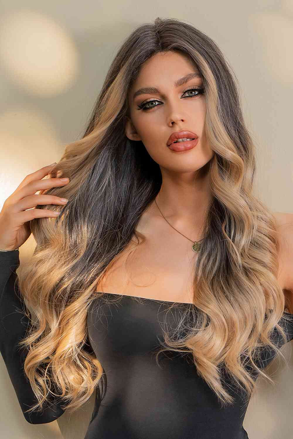 13*2" Lace Front Wigs Synthetic Long Wave 26" 150% Density - Tigbuls Variety Fashion
