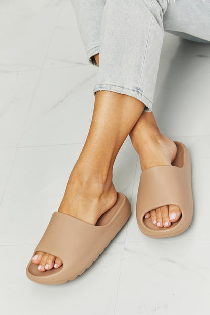 Comfort Zone Slides in Beige - Tigbul's Fashion