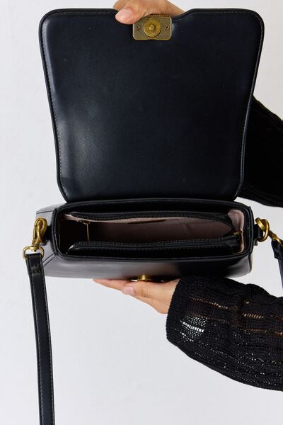 David Jones PU Leather Crossbody Bag - Tigbuls Variety Fashion