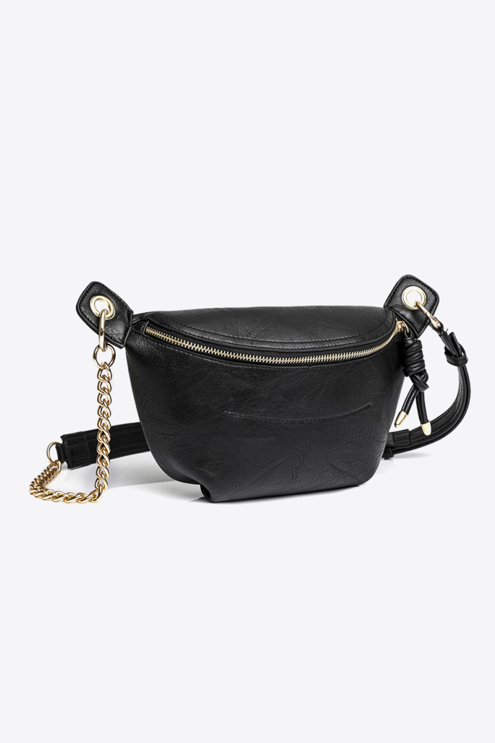 PU Leather Chain Strap Crossbody Bag - Tigbul's Fashion
