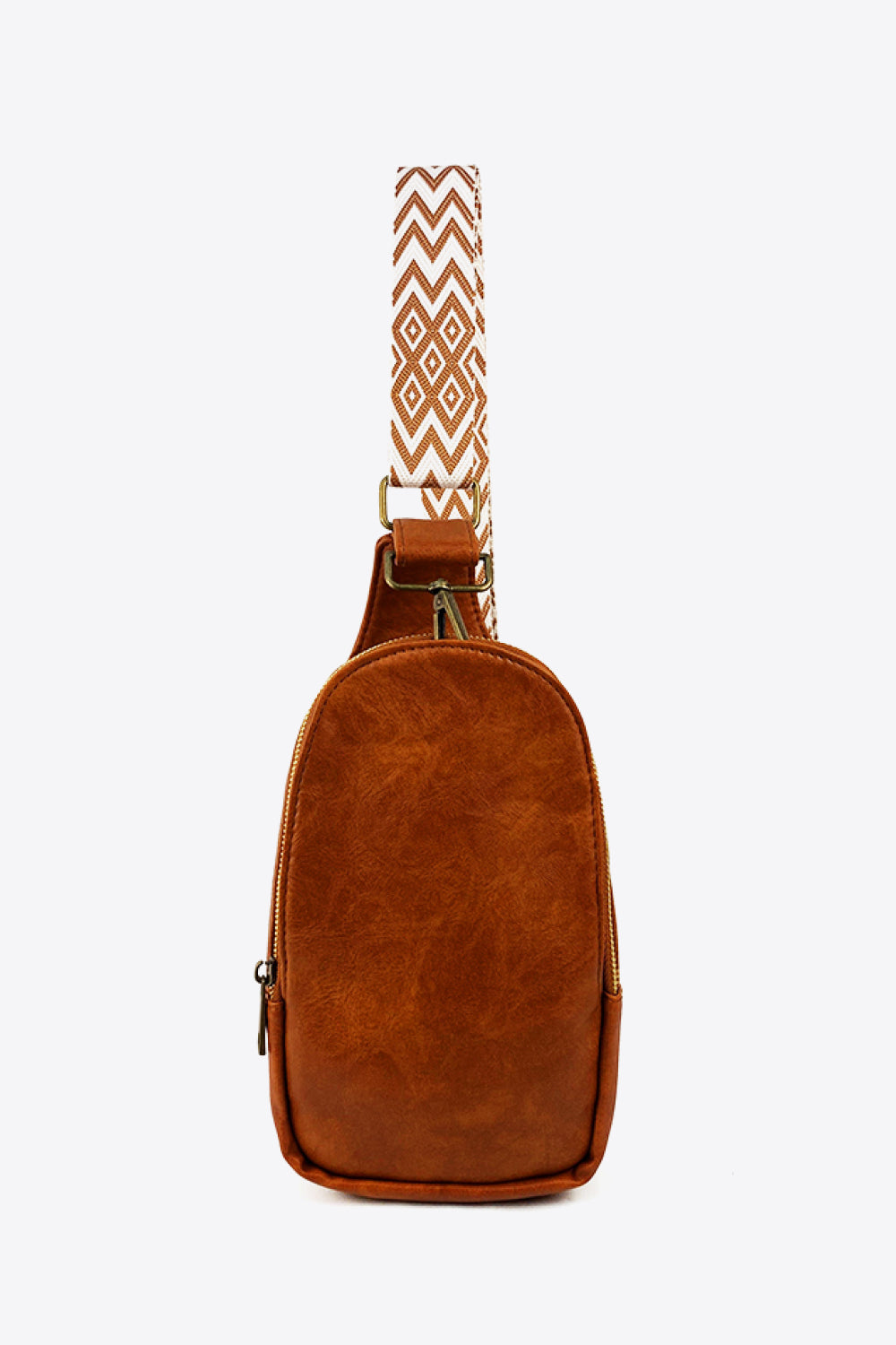 Adjustable Strap PU Leather Sling Bag - Tigbul's Fashion