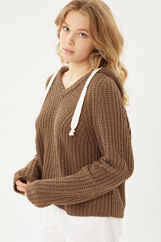 Pullover Hoodie Sweater Top - Tigbul's Fashion