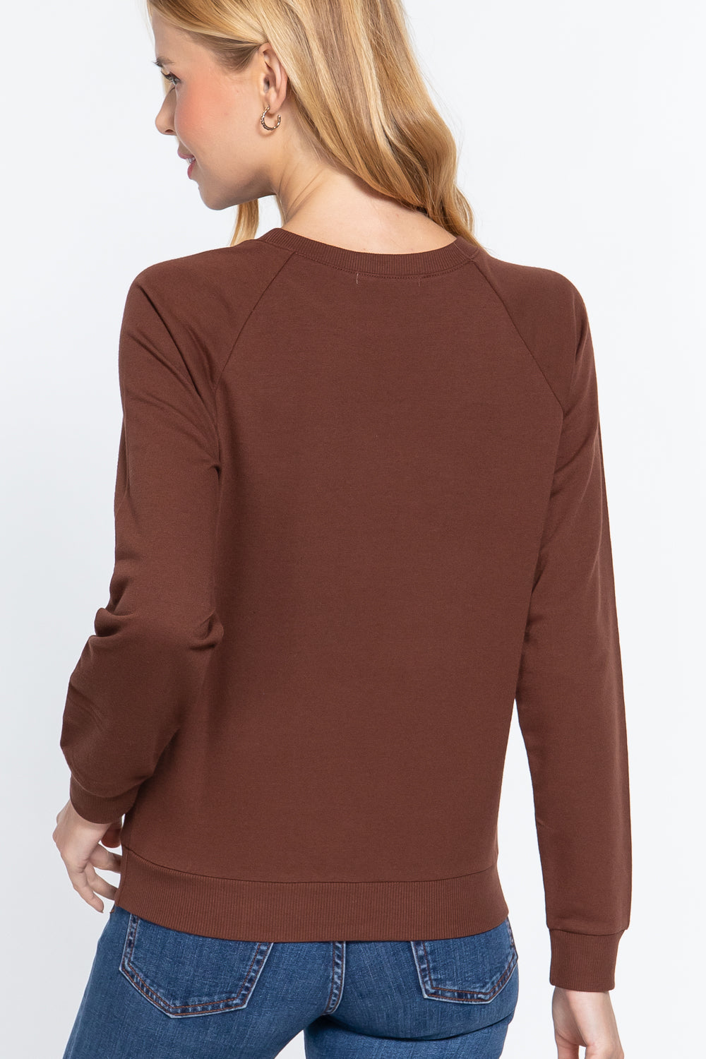 Sequins French Terry Pullover Top - Tigbuls Variety Fashion