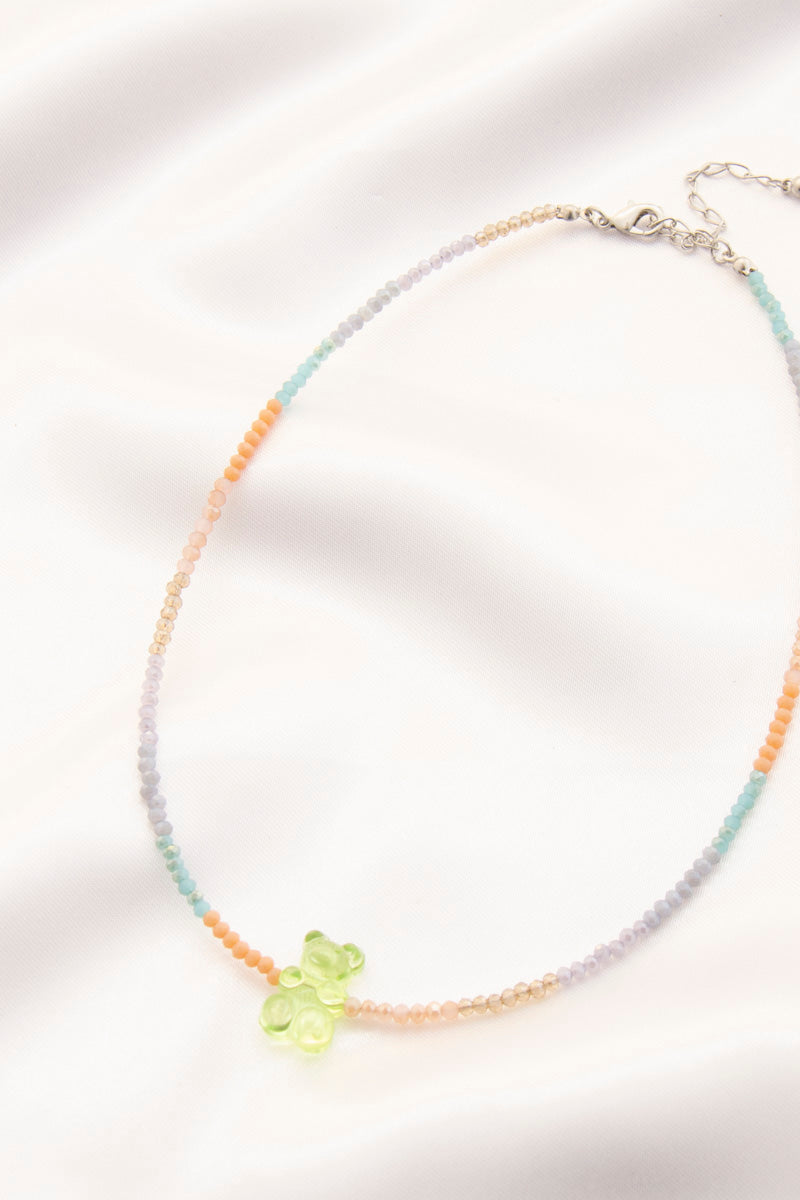 Gummy Bear Charm Beaded Necklace - Tigbuls Variety Fashion