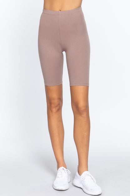 Cotton Jersey Short Leggings - Tigbuls Variety Fashion