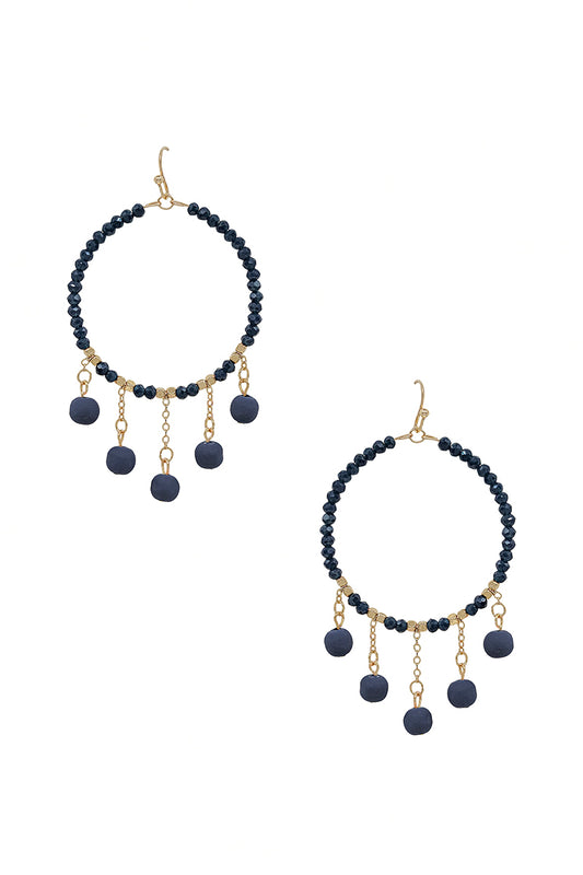 Clay Ball Charm Round Beads Earring - Tigbuls Variety Fashion
