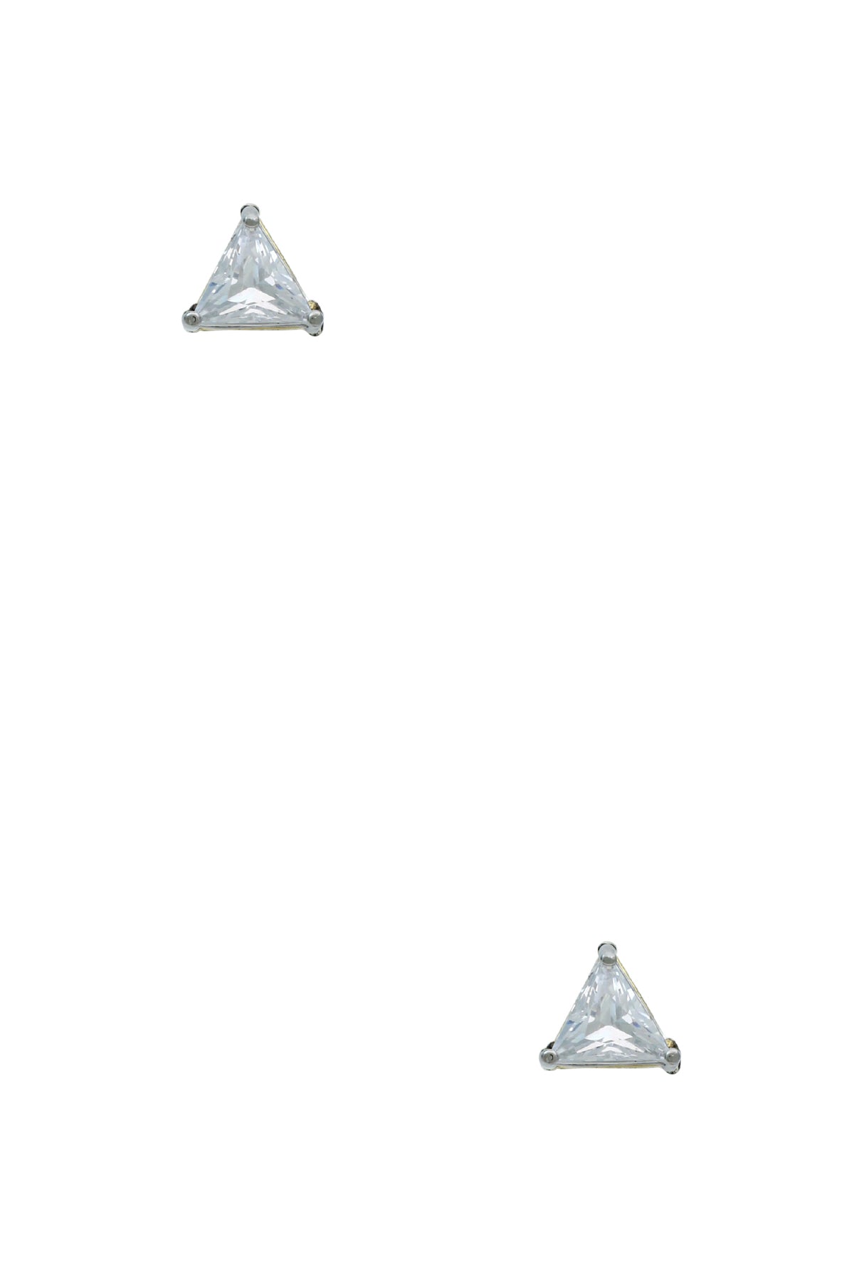 Triangle 7mm Crystal Stud Earring - Tigbuls Variety Fashion