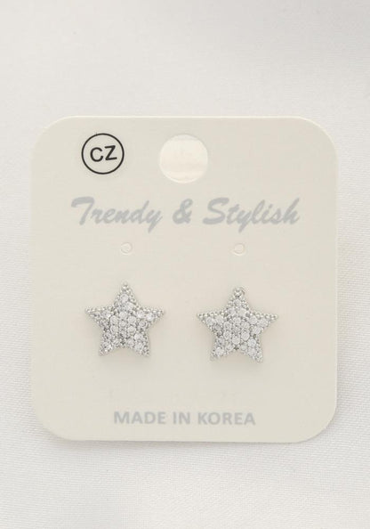 Crystal Star Post Earring - Tigbul's Fashion