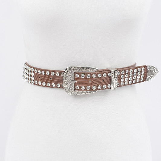 Studded Poly Belt - Tigbul's Fashion